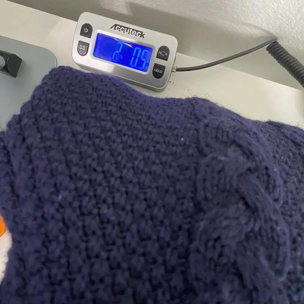 Aran Crafts Merino Wool Sweater Womens XL Hooded Coatigan Double Zip Celtic Knot - Picture 10 of 10